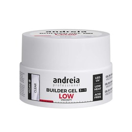 Andreia Professional Nail Gel Builder for Nail Strengthening Low Viscosity LED and UV Clear 22g
