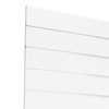 NECKCLOUSE Slatwall Panels with Aluminum Reinforcement Strips, Heavy-Duty Wall Paneling