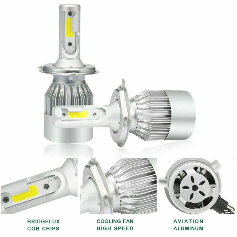Bricologht 4x 5.75" Round LED Headlights Hi/Lo Beams For for
