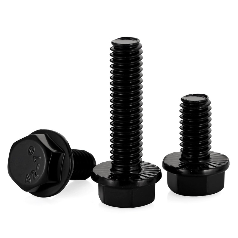 5/16-18 x 1" Flanged Hex Head Bolts Flange Hexagon Screws,
