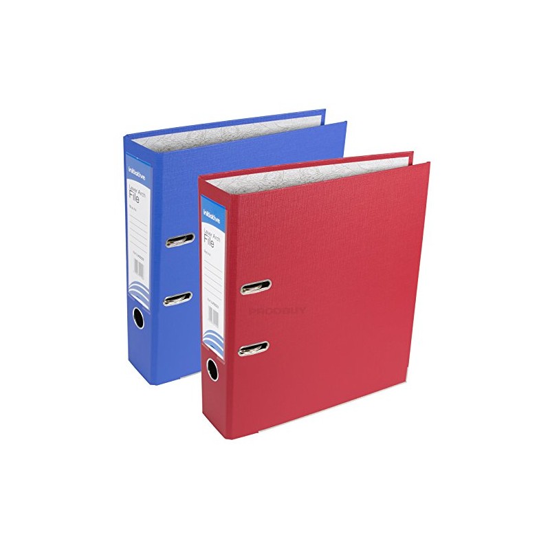 2 x Strong A4 Polypropylene Lever Arch Files Large Office