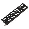 Dovetail Plate for Arca 8in 1/4 3/8 Threaded Holes Aluminum