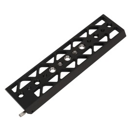 Dovetail Plate for Arca 8in 1/4 3/8 Threaded Holes Aluminum Quick Release Dovetail Tripod Baseplate for ARRI for BMPCC4K6K A7S3JTZ Camera Cage