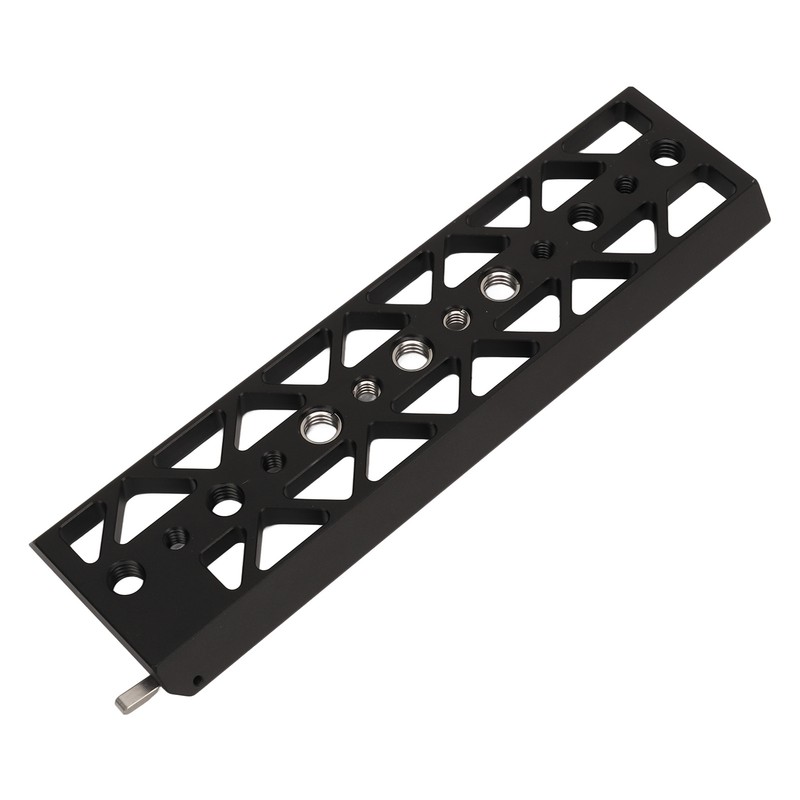 Dovetail Plate for Arca 8in 1/4 3/8 Threaded Holes Aluminum