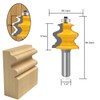 TAIWAIN Router Bit Set 1/2 Inch Shank 5PCS, Tongue Groove