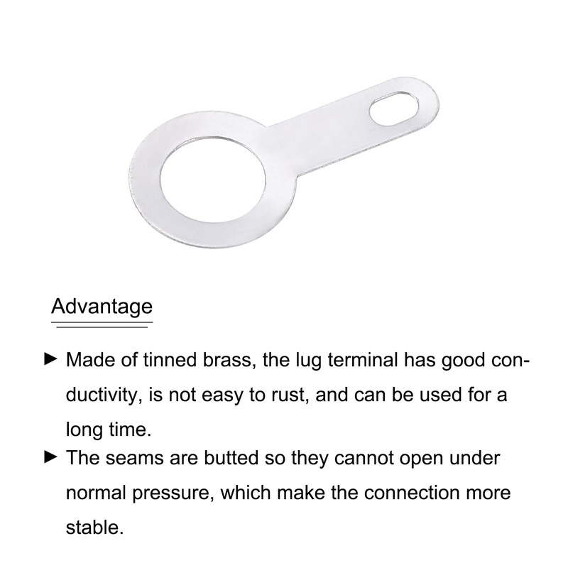 QUARKZMAN PCB Soldering Eyelet Plate Ring Clamp 6.2 mm Connection