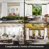 MODE Outdoor Collection 1 1/8" Diameter Curtain Rod Set with