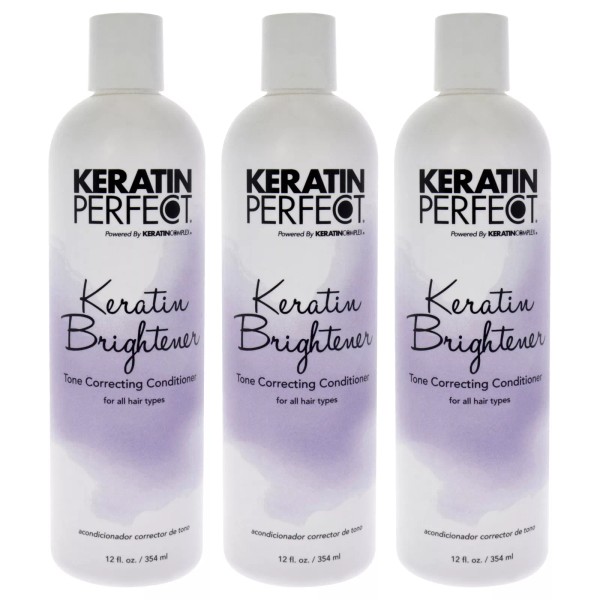 Keratin Brightener Conditioner by Keratin Perfect for Unisex - 12