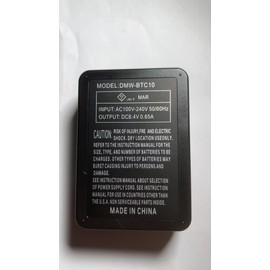 DMW-BTC10 AC Charger for Panasonic Lumix:DMC-GH3 GH4 GH5 BLF19E Camera Battery Adapter Charger