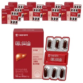 Enerthistle Milk Thistle, 30 tablets, 10 pcs / 에너씨슬 밀크시슬, 30정, 10개
