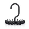 Rotating Tie Rack Organiser, 20 Hooks, Adjustable Hanger for Ties,