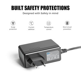 KFD Power Supply 12 V 3.33 A Charging Cable for Humax Sky Q ESD-160S Receiver, Humax PR-HD3000 S HD1 HD2 HD3 HD4 Nano HD, Humax S HD4, Pace DS 830 DS830NP TDS 865 866 SH1215WWEU 01403-0 0154