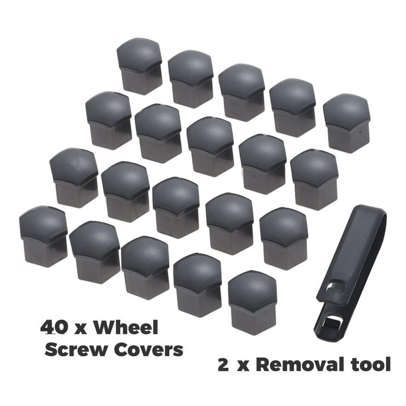 Pack of 48 Wheel Nut Caps 17 mm Wheel Bolt