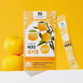 Miraculutin Vita Yuja Tea Stick 14 Packets x 2 Set / 미라클루틴 비타 유자차 스틱 14포X2세트
