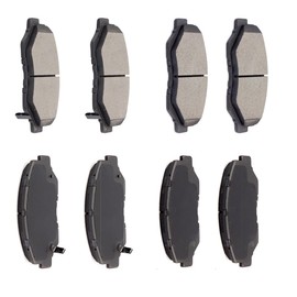 ANPART Front Rear Ceramic Disc Brake Pads Sets D914 & D537 [8PCS] Compatible For Acura ILX 2013-2015,For Honda Civic 2012-2015,For Honda For Accord 2003-2007