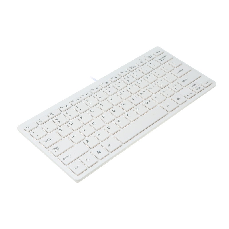 USB Mini Keyboard with Chocolate Buttons Stylish and Portable Keyboard