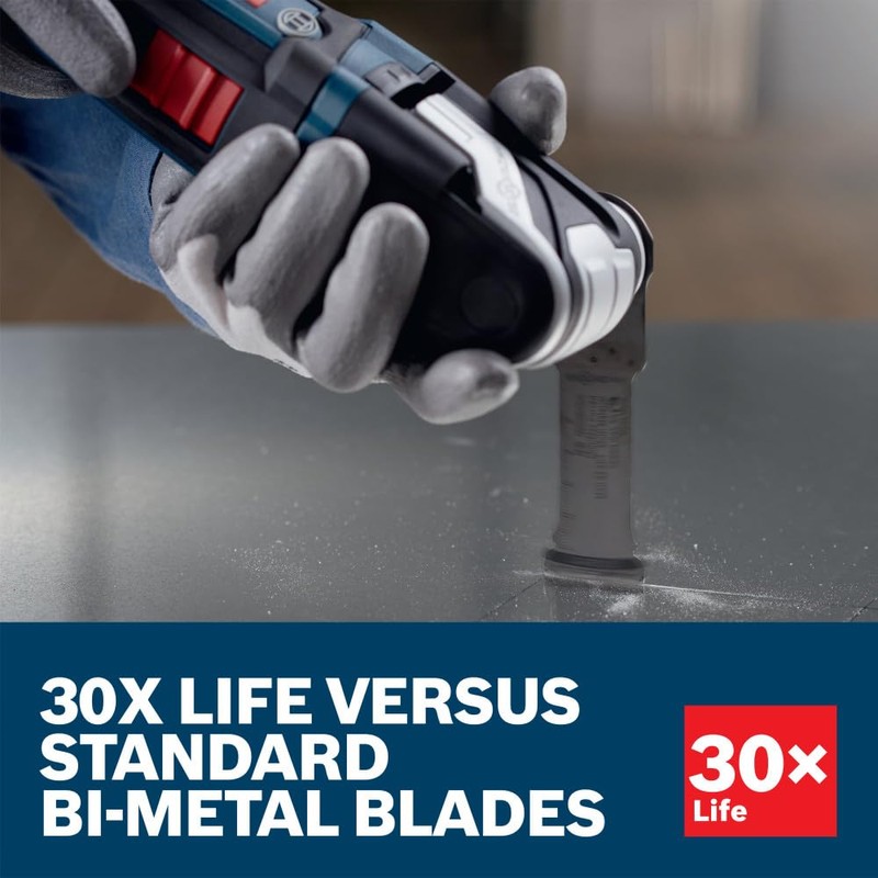 Bosch OSM114CC 1-1/4 in. StarlockMax® Oscillating Multi-Tool Curved-Tec Carbide Extreme