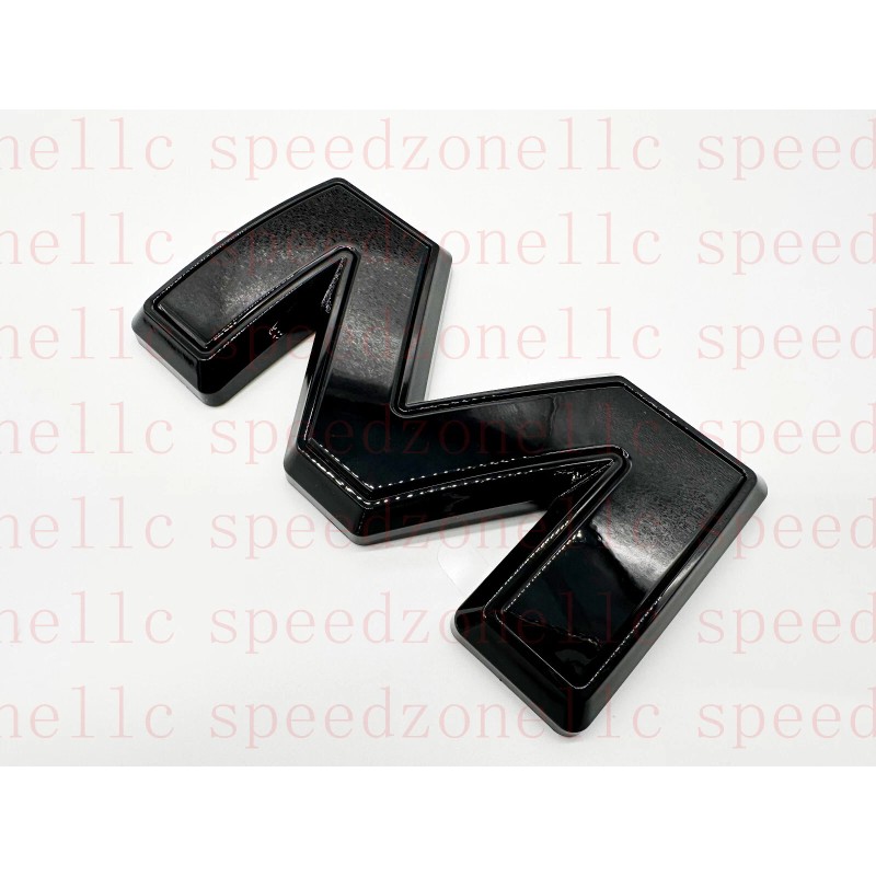 Auto Front Rear Gloss Black Emblem Overlay 2019-2024 GMC Sierra