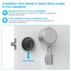 AST Round Deadbolt Lockout Device with 4-Digit Combination Padlock, No