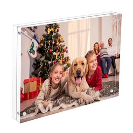 8x10 Acrylic Frame, NIUBEE Double Sided Magnetic Photo Frames with Gift Box Package
