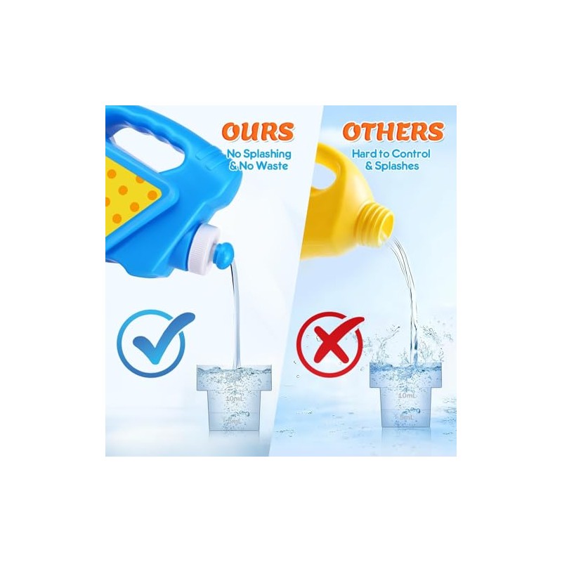 Yunaking Bubbles Solution Concentrated 64oz (Makes 5 Gallons), Non-Toxic Bubbles