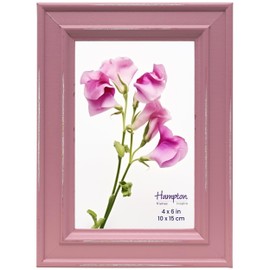 inspire By Hampton PALOMA 4x6 (10x15cm) Pink Picture Photo Frame Glass IBH-PAL301946P