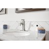 Moen Halle Spot Resist Brushed Nickel One-Handle Single Hole Bathroom