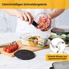 SILBERTHAL Onion Slicer - Multi Chopper with Pulley for Onion,