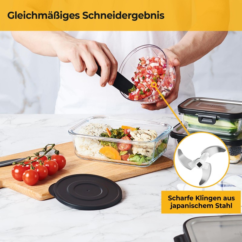 SILBERTHAL Onion Slicer - Multi Chopper with Pulley for Onion,