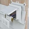 2 Pcs Recessed Outlet Box, DBHS1W-1 Low Profile Electrical Boxes,