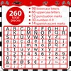 260 PCS Bulletin Board Letters for Classroom 4” Letters Combo