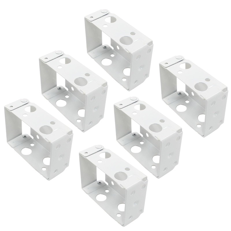 Hordion 6PCS Blind Brackets 2 Inch Box Mounting Bracket for