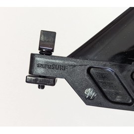 Titanium Toolless Fin Screw for Longboard Center Fin SUP Air7 Bolt Screw (Black) (1 Piece)