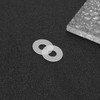 ECSiNG Pack of 100 Nylon Flat Washers M5 Flat Washers