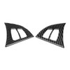 2Pcs/Set Carbon Fiber Steering Wheel Frame Cover Trim Left Hand