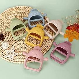 uunida baby Mordedera para Bebe de Silicona de agarre perfecto Libre de BPA - Juguetes para Bebe de 0 a 6 Meses para Aliviar el Dolor de Denticion -  