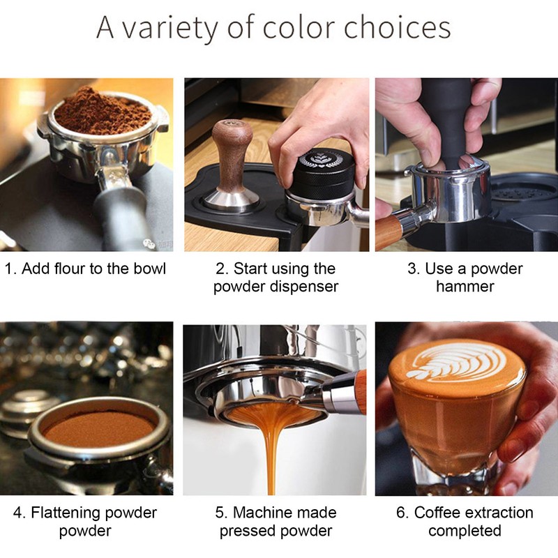 51mm Portafilter 2 Ears Bottomless Coffee Handle Stainless Steel for