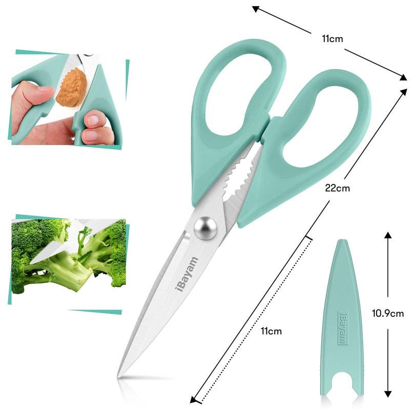 Kitchen Shears, iBayam Kitchen Scissors Heavy Duty Meat Scissors Poultry