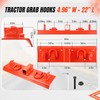 PULLAFUN Tractor Grab Hooks Heavy Duty Bolt On Compact Tractor