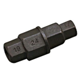 Daytona 68095 Motorcycle Front Axle Hex Socket 4 in 1 (Compatible with 0.7/19/0.8/0.9/0.9/0.9/0.94 inches (17/19/22/24 mm) Insert, Hex Socket