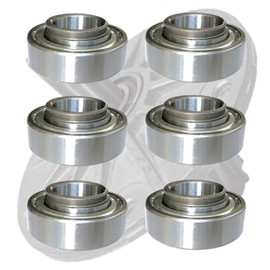 (6 Pack) HD Switch Deck Blade Spindle Bearing Kit Replaces Bobcat, Bunton, Ryan, Steiner, 4171185, 4171184, 4164948, Bearings