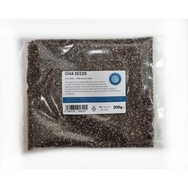Entirely Ingredients Chia Seeds 200g 100% Natural - Selected for Premium Quality