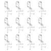 12PCS Transparent Valance Clips – 1.87-Inch Plastic Blind Clips for