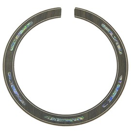 KAISH High Qaulity 110 * 12 * 0.8mm Acoustic Guitar Soundhole Rosewood Rosette with Abalone Shell Inlay 110 * 12 * 0.8mm