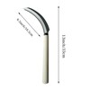 Grass Sickle Handheld Sawtooth Sickle Japanese Harvest Sythe Tool with