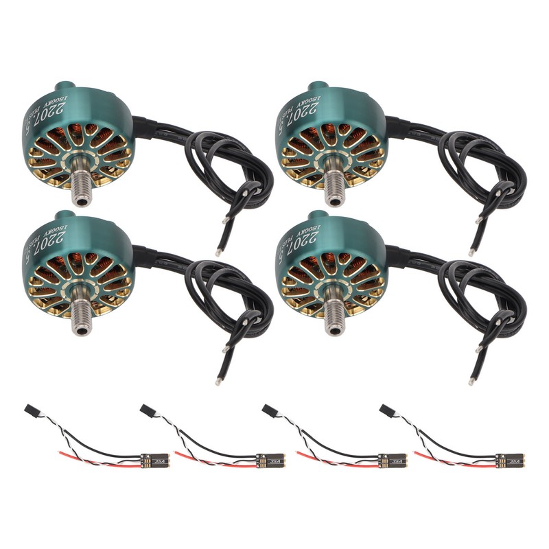 4 Sets Brushless Motor Kit 5mm Shaft Electric Motor with
