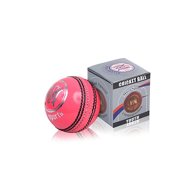 Mozi Sports® Youth Junior Cricket Ball Leather School Club Balls