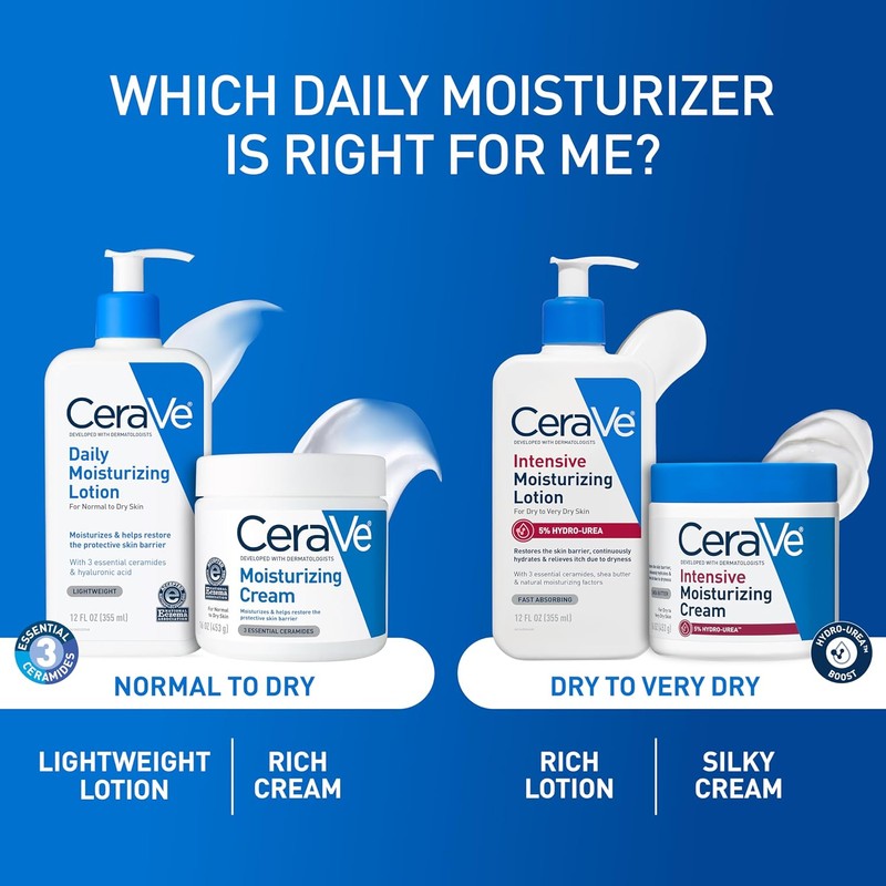 CeraVe - Loción hidratante diaria, 12 onzas