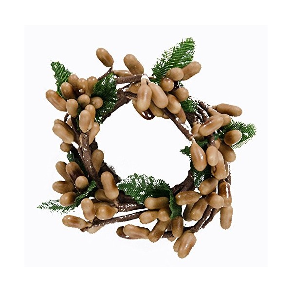 CWI Gifts 6-Piece Tea Stain 1-Inch Pip Berry Ring Set,