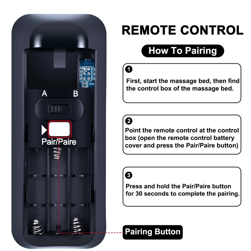 ZWP Replacement Remote Control Compatible for OKIN Tempur-Pedic Sealy Ease
